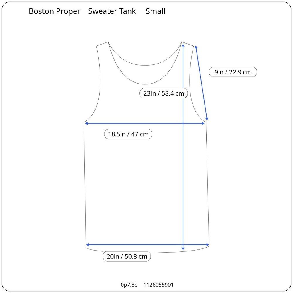 Boston Proper Cream Retro 70's Style Boho Bohemian Sleeveless Pullover Sweater S - Picture 10 of 10